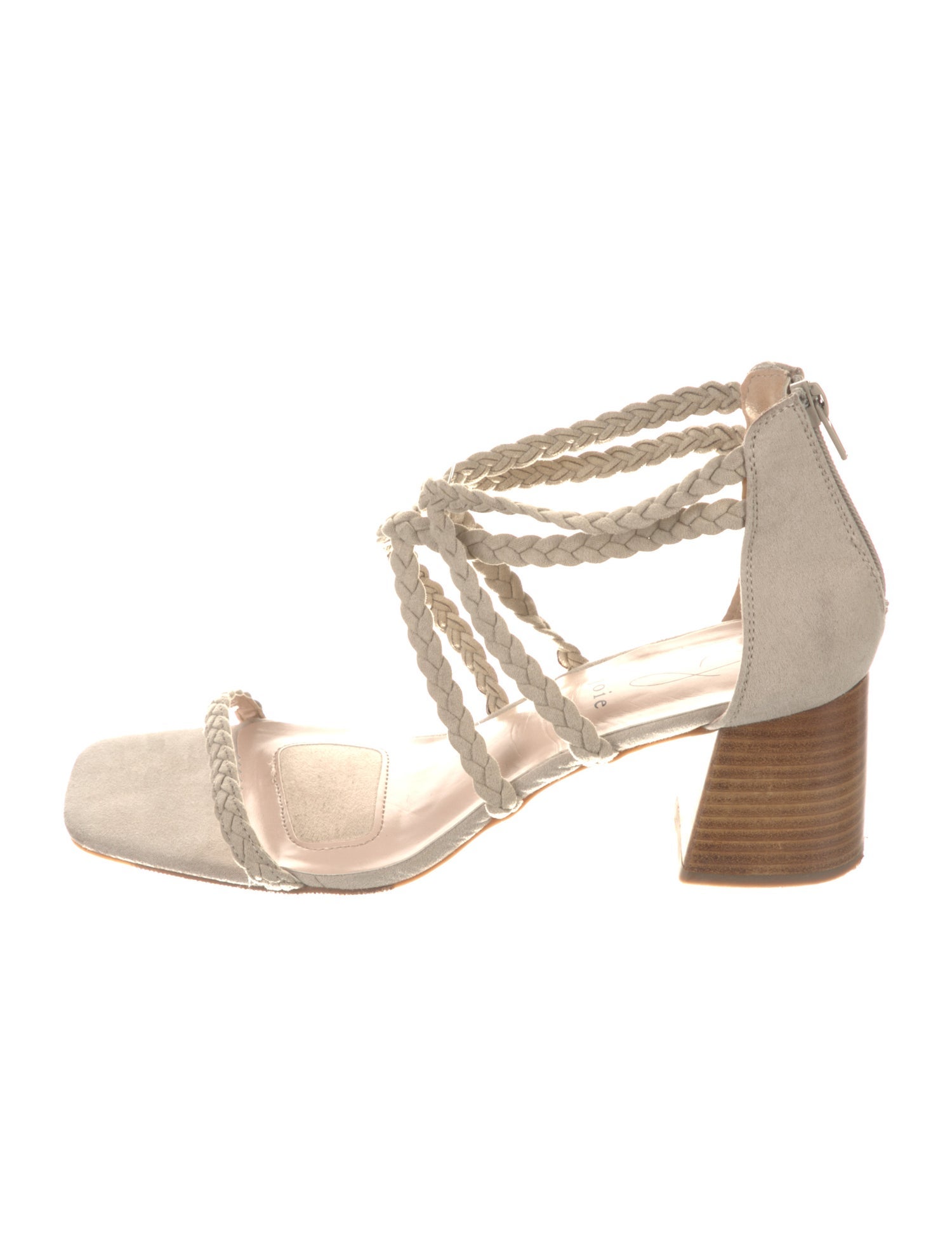 Joie Suede Braided Accents Sandals